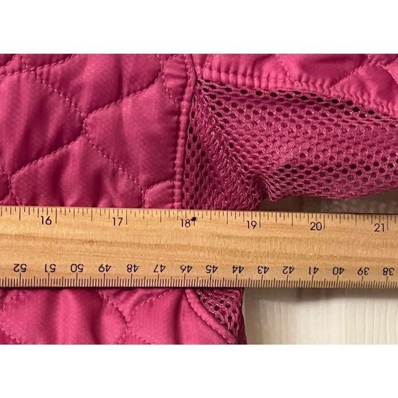 Obermeyer Womens Pink Quilted Full Zip Ski/Snow Jacket Size 10 - Picture 11 of 12